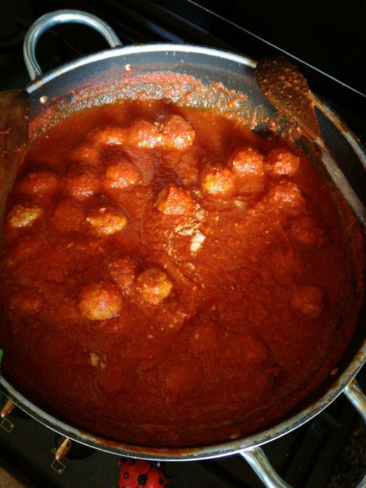 Polpette di maiale preparate da Annafranca Brutto. Foto di Marika Brutto.